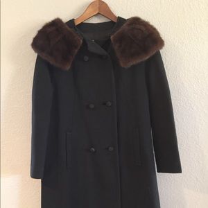 Vintage 1960s Maurice L Rothschild Mink Fur Coat